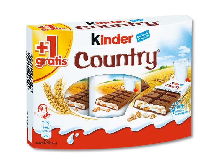 Akcia na Kinder Country za 2,99 €, Bombastické ceny - od Pondelka v ...