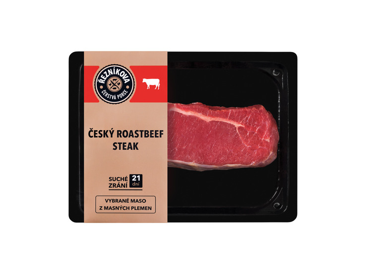 Akcie na ČESKÝ SIRLOIN STEAK jenom za 39,9 Kč, Čerstvé maso v Lidl