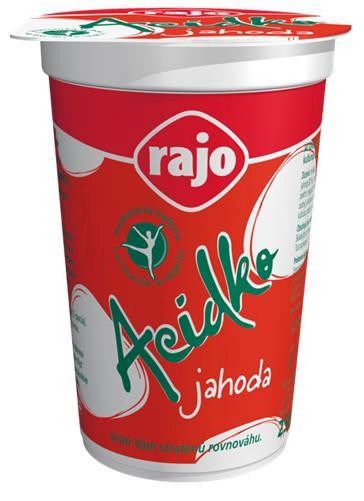 Rajo Acidko zakysané mlieko jahoda chlad. 10x250 ml
