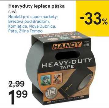 Heavyduty lepiaca páska