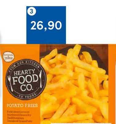Tesco bramborové hranolky, 1 kg