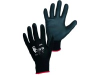CXS Rukavice máčané v polyuretáne BRITA BLACK veľ.. 10