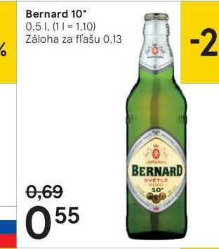 Bernard 10 %, 0,5 l