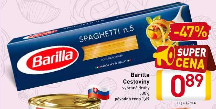 Barilla cestoviny 500 g 