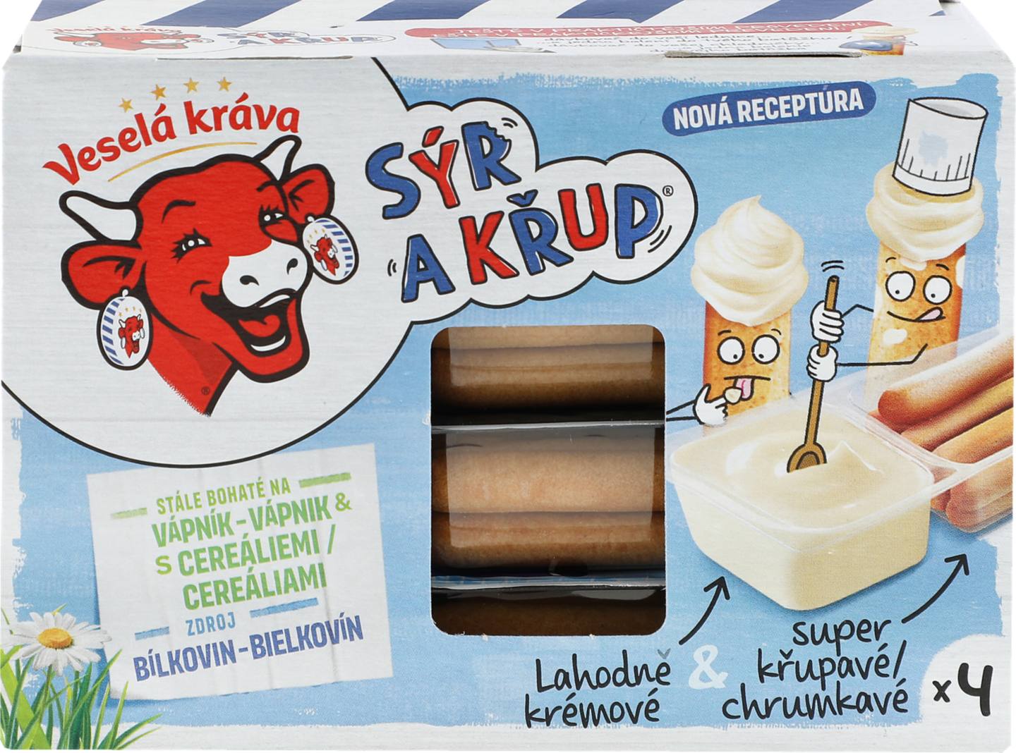 Tavený sýr a tyčinky