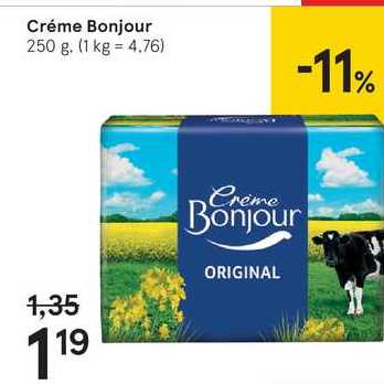 Créme Bonjour, 250 g