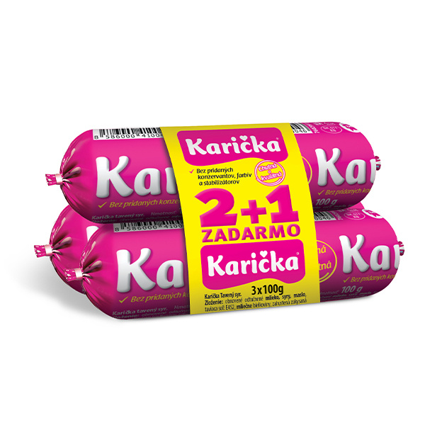 SYR KARIČKA ČRIEVKO 100g 2+1 ZDARMA