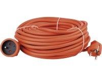 Obrázok Emos Predlžovací kábel oranžový, 1 zásuvka, max. 16 A/3680 W, 20 m