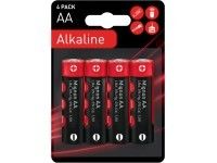 VLC Alkalické batérie Mignon AA LR6 1,5 V, 4 ks
